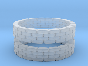 Sandbag Ring (x2) 1/160 in Clear Ultra Fine Detail Plastic