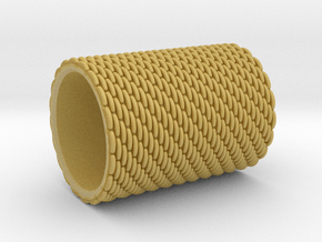 Milled Road Surface Roller for 1-87 Scale in Tan Fine Detail Plastic