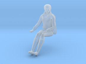 Dyna Girl -  Seated for Car in Clear Ultra Fine Detail Plastic