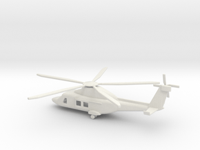 1/200 Scale AW169M Helicopter in White Natural Versatile Plastic