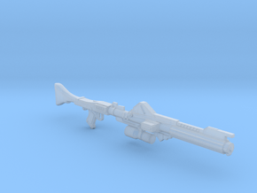 DC-15A blaster rifle (without attachments) in Clear Ultra Fine Detail Plastic
