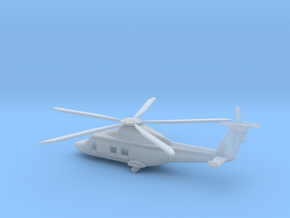 1/285 Scale AW169M Helicopter in Tan Fine Detail Plastic