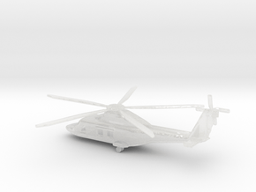 1/285 Scale AW169M Helicopter in Clear Ultra Fine Detail Plastic