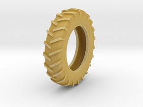 1/25 scale 13.6 - 38 tractor tire in Tan Fine Detail Plastic