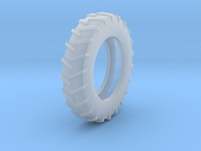 1/25 scale 13.6 - 38 tractor tire in Clear Ultra Fine Detail Plastic