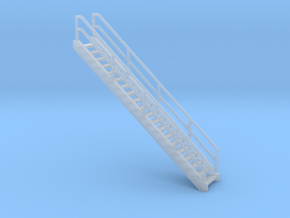 'HO Scale' - Ethanol Fill Station Stairs in Clear Ultra Fine Detail Plastic