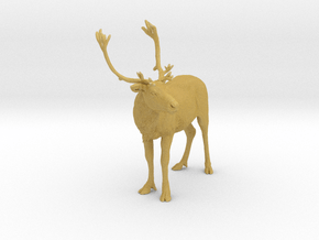 Reindeer 1:22 Standing Male 3 in Tan Fine Detail Plastic