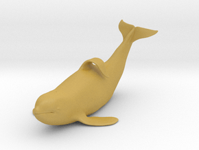 Killer Whale 1:87 Captive male out of the water in Tan Fine Detail Plastic