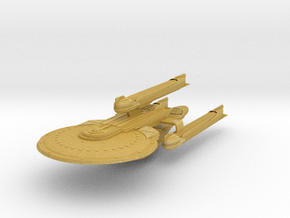 Federation Dreadnaught Excelsior Class  3.5" long in Tan Fine Detail Plastic