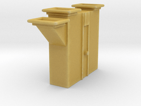 'HO Scale' - Bucket Elevator - Boot in Tan Fine Detail Plastic