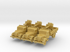 Ford V3000 Flak 38 early (x3) 1/285 in Tan Fine Detail Plastic