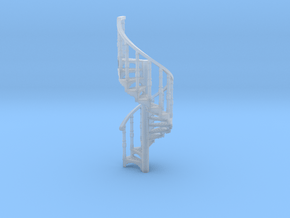s-87fs-spiral-stairs-market-2a in Clear Ultra Fine Detail Plastic