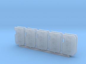 Praetorians of Terra Primaris Boarding Shield x10  in Clear Ultra Fine Detail Plastic