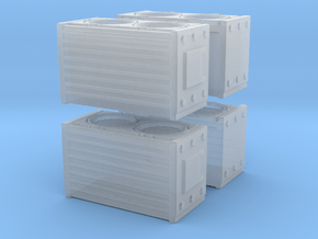 HEPA Air Filtration Unit (x4) 1/87 in Clear Ultra Fine Detail Plastic