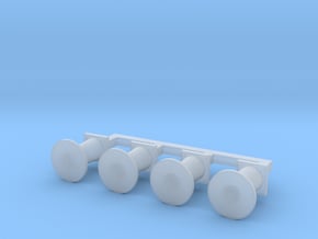 OO Scale NWR #6 Buffers in Clear Ultra Fine Detail Plastic