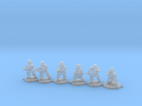 15mm Knights Squad 2 in Clear Ultra Fine Detail Plastic