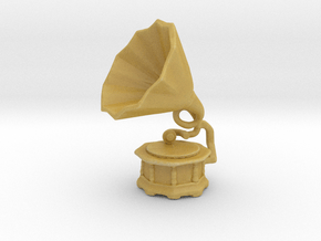 Printle Thing Gramophone - 1/24 in Tan Fine Detail Plastic