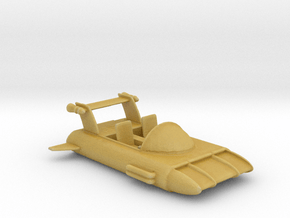 Hover Car V5 1:160 Scale in Tan Fine Detail Plastic