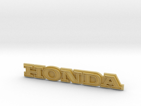 Honda Badge - no base in Tan Fine Detail Plastic