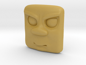 Splodge Mad Face - N in Tan Fine Detail Plastic