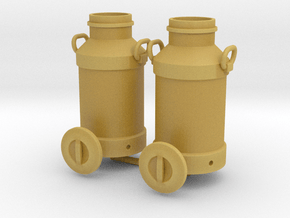 Milk churn 40 liters. 1:16 Scale  in Tan Fine Detail Plastic
