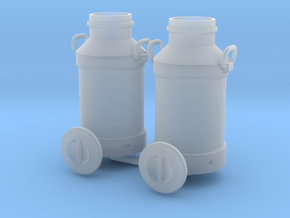Milk churn 40 liters. 1:16 Scale  in Clear Ultra Fine Detail Plastic