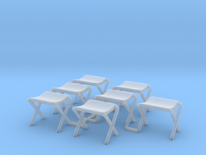 Lost in Space - Campsite Canopy Seats - PL in Clear Ultra Fine Detail Plastic