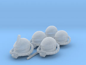 Zaku Heads for Space Marines in Clear Ultra Fine Detail Plastic