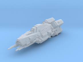 The Expanse / MCRN Deimos class destroyer in Clear Ultra Fine Detail Plastic
