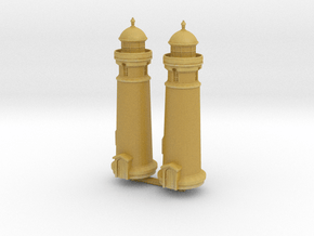 Lighthouse (round) (x2) 1/700 in Tan Fine Detail Plastic