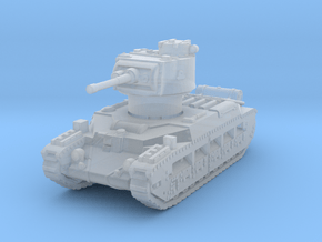 Matilda II (mid) 1/87 in Clear Ultra Fine Detail Plastic