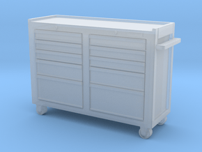 Rolling Tool Cabinet 01. 1:35 Scale  in Clear Ultra Fine Detail Plastic