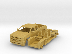 Chevy Silverado 1-87 HO Scale  in Tan Fine Detail Plastic