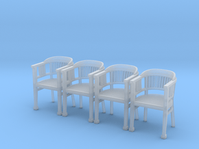 ArmChair 04.1:48 Scale in Clear Ultra Fine Detail Plastic