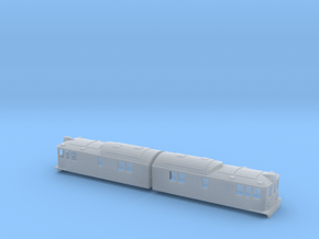 Swedish SJ electric locomotive type Oe / Of - H0-s in Clear Ultra Fine Detail Plastic