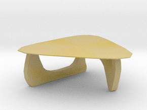 Modern Miniature 1:48 Coffee Table in Tan Fine Detail Plastic