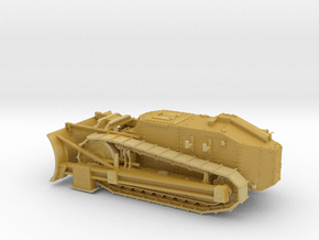 1/72nd scale Renault Ft-17 bulldozer in Tan Fine Detail Plastic