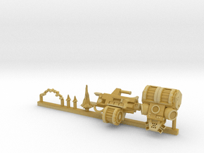Auto Heavy Thunder Gun Set with Cinematic Effects in Tan Fine Detail Plastic
