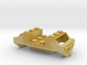 Building Block O Gauge Adapter in Tan Fine Detail Plastic
