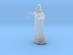 Ghostface 1/60 miniature for games and rpg horror in Clear Ultra Fine Detail Plastic