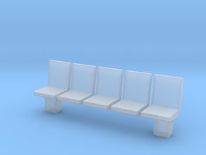 Platform Seats 1/35 in Clear Ultra Fine Detail Plastic
