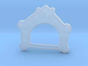 Ring-and-dot Buckle from Bracon Ash in Clear Ultra Fine Detail Plastic
