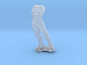 Anthropomorphic female light armor 1(HSD miniature in Clear Ultra Fine Detail Plastic