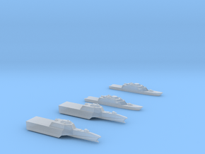 1:4800 Littoral Combat Ships in Clear Ultra Fine Detail Plastic