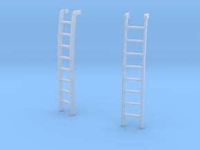 Rear Ladders in Clear Ultra Fine Detail Plastic