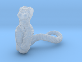 Anthropomorphic female light armor snaketaur 1(HSD in Clear Ultra Fine Detail Plastic