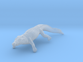 Nile Crocodile 1:64 Lying in Water in Clear Ultra Fine Detail Plastic