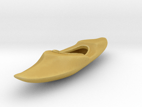 HO Scale Kayak in Tan Fine Detail Plastic