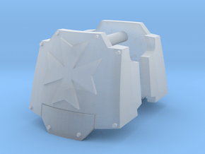 Maltese Cross MkX Dreadnought pads #3 in Clear Ultra Fine Detail Plastic
