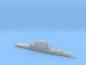USS Zumwalt (2020), 1/1800 in Clear Ultra Fine Detail Plastic